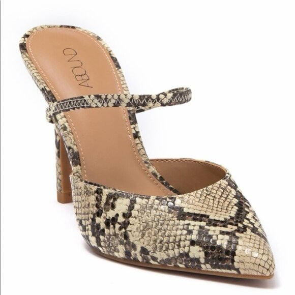ABOUND Animal Print Slingback Heels Size 9 - Picture 1 of 10
